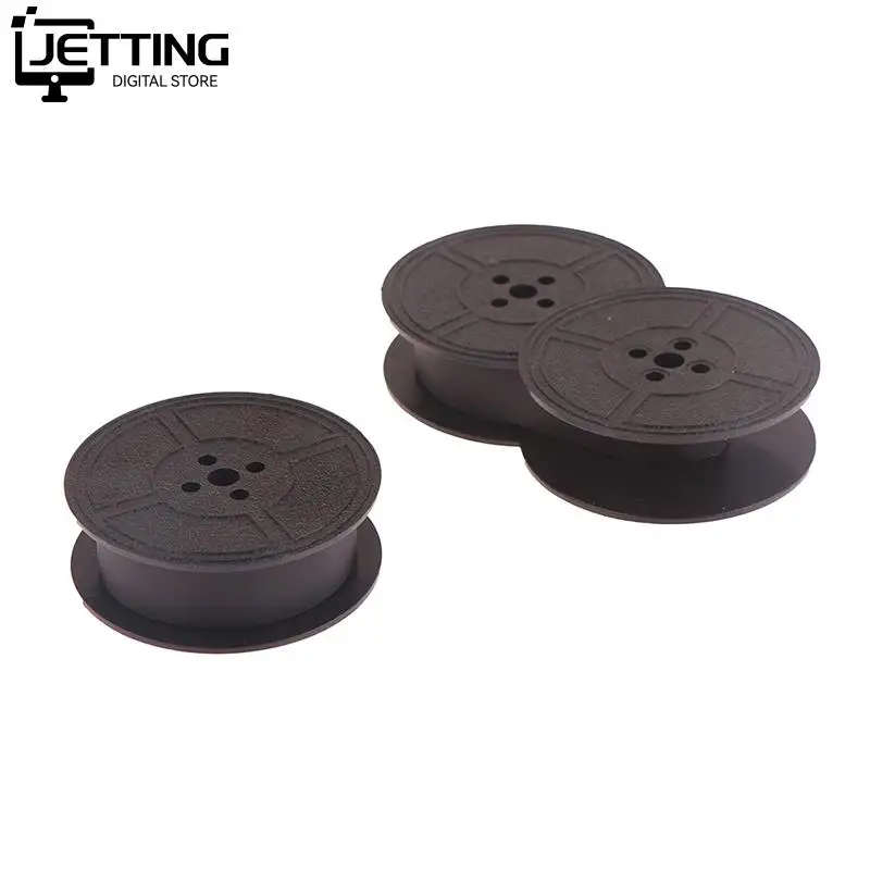 1pc Typewriter Ribbon Twin Spool Typewriter Ribbon Black Twin Spool Replacement Pack for Most Typewriter