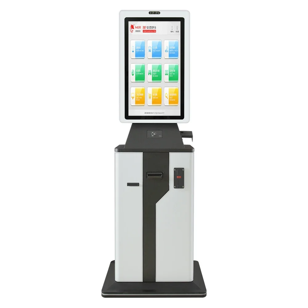 indoor/outdoor business payment terminal machine self-service all in one touch screen for payment kiosk