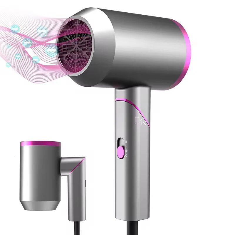 

Многофункциональный фен для домашнего использования и волос со светодиодным дисплеем температуры Электрический вентилятор для ухода за волосами Функция отрицательных ионов