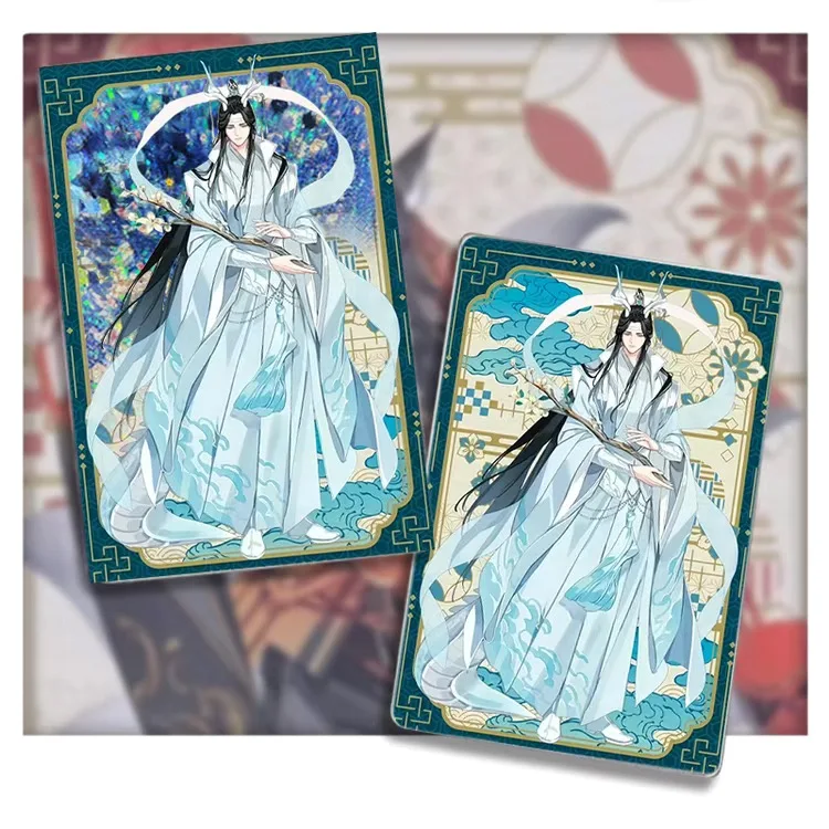 Anime Grandmaster of Demonic Cultivation WeiWuXian LanWangJi Cosplay Acrylic Standing Sign Cartoon Quicksand Mahjong Ornament