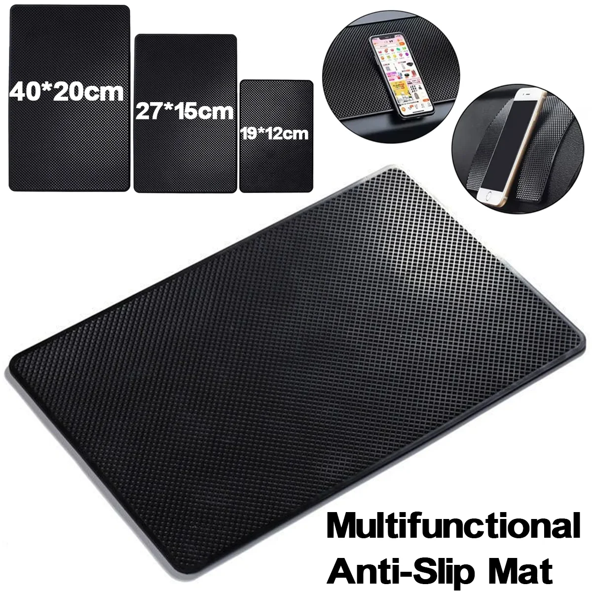 

Universal Car Dashboard Non Slip Grip Sticky Pad Phone Holder Mat Anti-skid PVC Silicone Mat Car Mats Car Interior Accessories