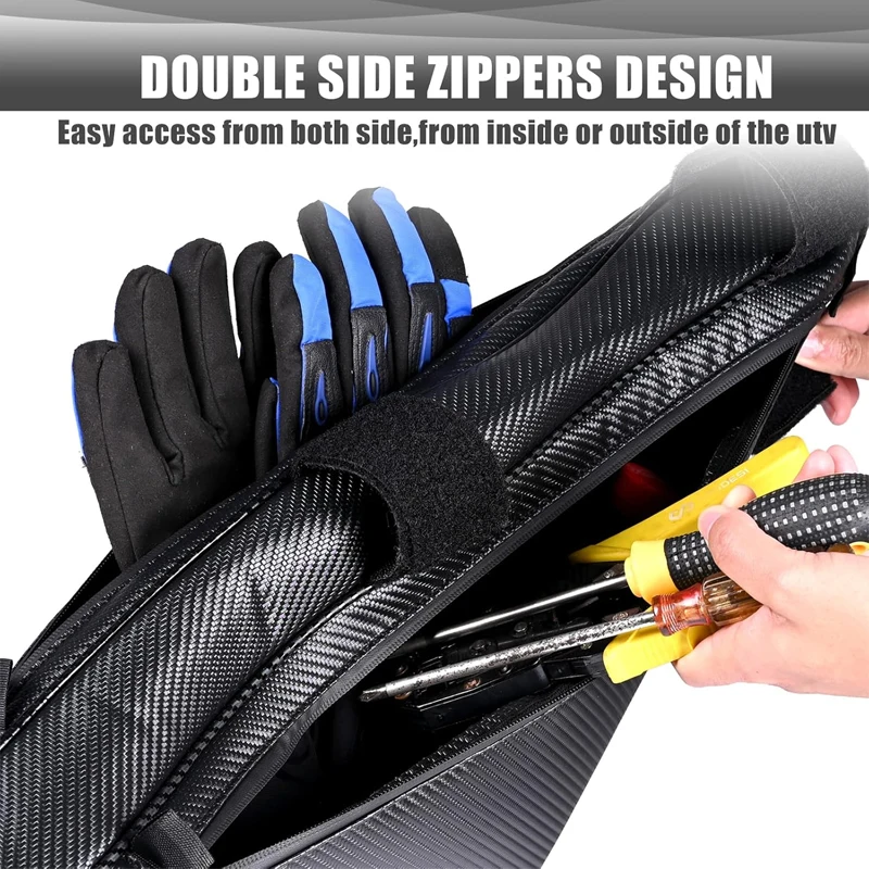 UTV Teryx KRX 1000 ملحقات الأسهم مثلث الجمالون حقيبة التخزين المنظم لكاواساكي Teryx KRX 1000 2020 + #3