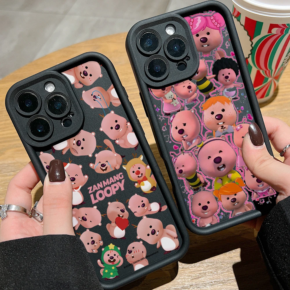 Phone Cases Loopy - Pink Beaver Loopys Phone Case for