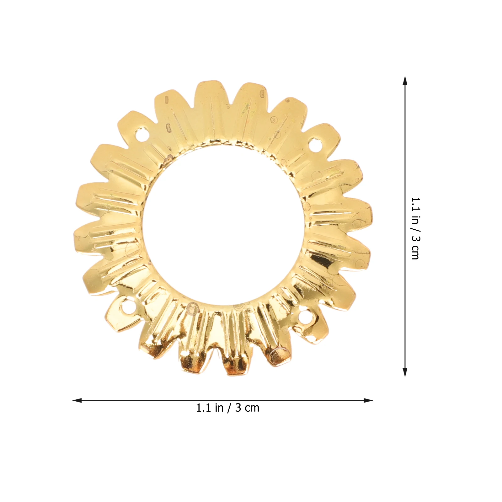 

12Pcs Colorful Gear Circle Lamp Rings Chandelier Accessories DIY Decoration Lights
