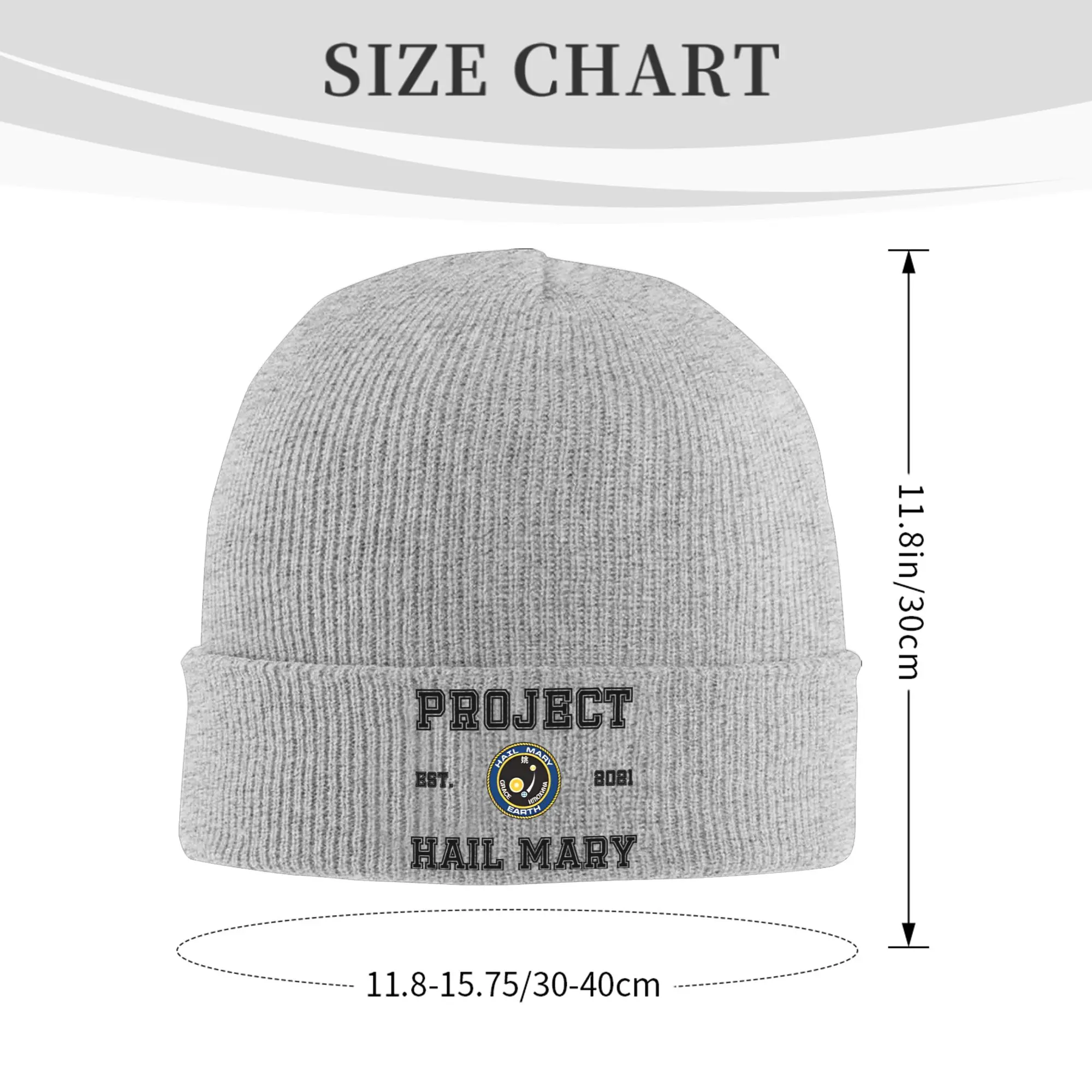 Project Hail Mary CollegeUniversity Style  Hats Autumn Winter Beanie Ski  Cap Unisex Acrylic Bonnet