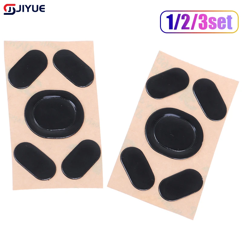 Mouse Feet Skates Pads For Logitech G102/G203 Wireless Mouse Anti Skid Sticker Replacement Connector 1/2/3set 0.6mm Thicknes