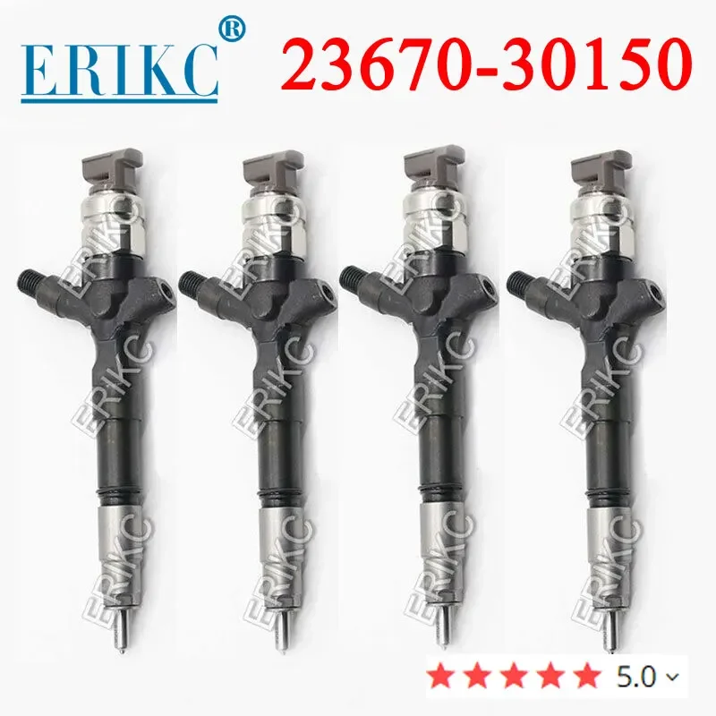 4PCS 23670-30150 New Diesel Injector 2367030150 Fuel Injection Nozzle Assy 23670 30150 for DENSO Toyota Hiace