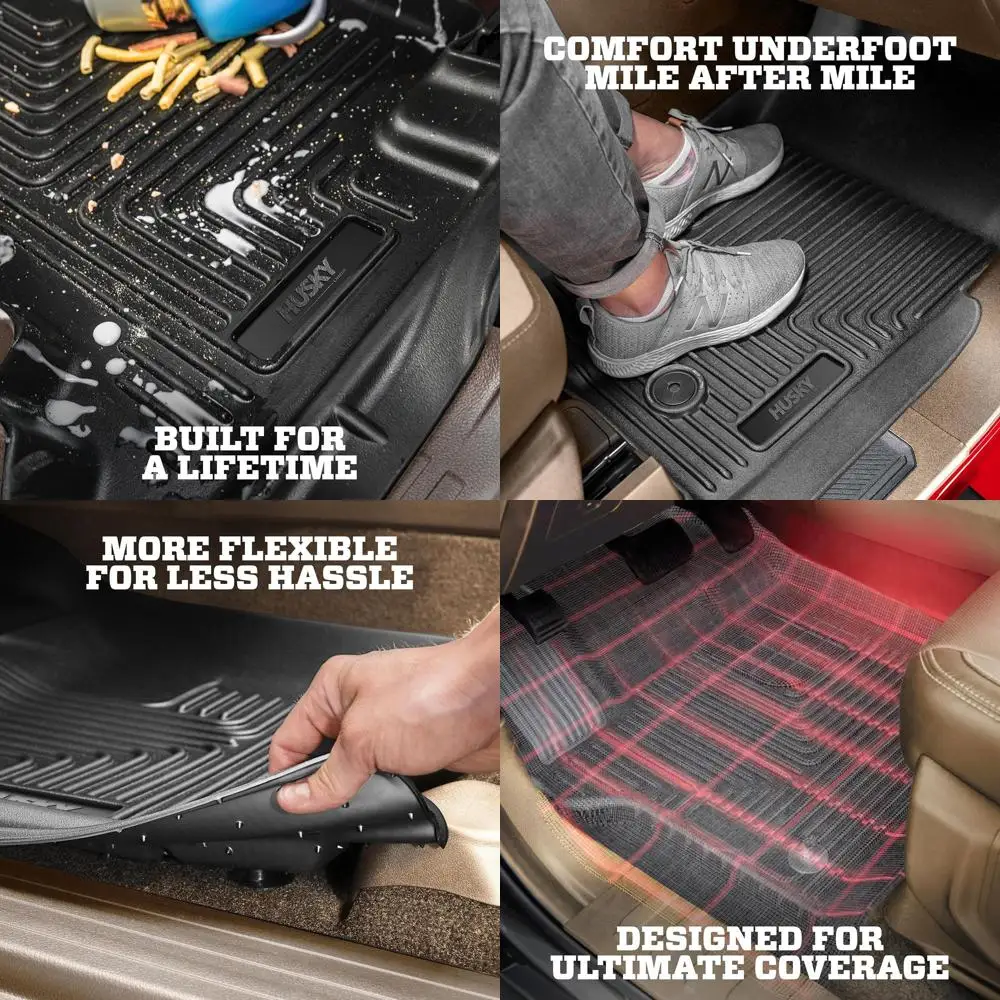 

Weatherbeater Floor Mats | Fits 2007-2014 Ford Edge; 2007-2015 Lincoln MKX | Front & 2nd Row, 3-pc Black - 99761
