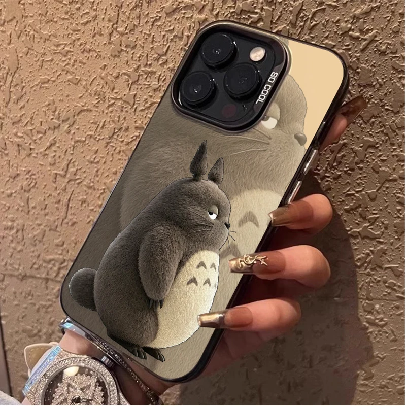 Cute Chubby Totoro Cartoon Style Case for Samsung Galaxy S25 Edge S26 S24 S23 Ultra S22 S21 Plus FE A57 A37 A17 A07 4G Cover