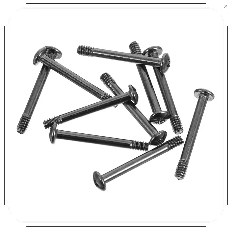 

10pcs Long for Fan System Fixation Computer Radiator Chassis Mounting Replacement Durable Hardware Fasteners Easy Installation