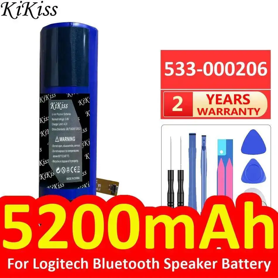 

Premium Replacement For Logitech Bluetooth Speaker Battery 5200Mah High-Capacity 533-000206
