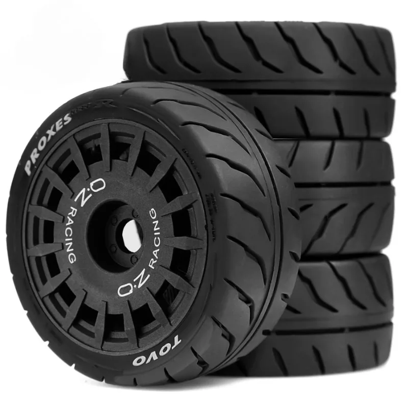 1:10 Racing Car Tires 68mm Tyre 12mm Hex for 1/10 RC On Road Car Tamiya TT01 TT02 XV01 XV02 PTG-2 HSP HPI Kyosho Upgrade Parts