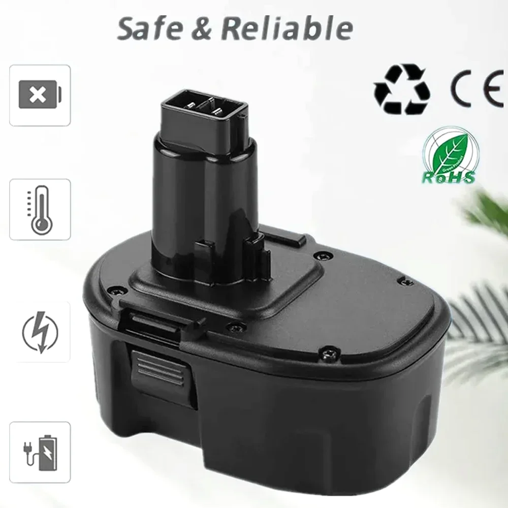 

14.4V Ni-MH Replacement Battery 12800mAh For Dewalt 14.4V XRP DC9091 DC9094 DW9091 DE9091 DE9092 14.4 Volt Cordless Power Tools
