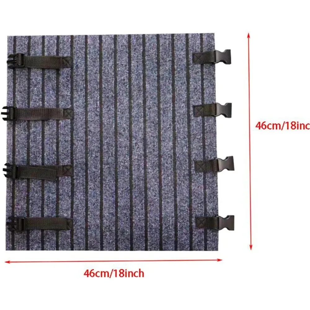 قابل للتعديل عدم الانزلاق RV خطوة حصيرة العربة درج فقي الوسادة لسهولة التركيب تنظيف الأوساخ حماية مقطورة تخييم فان الملحقات