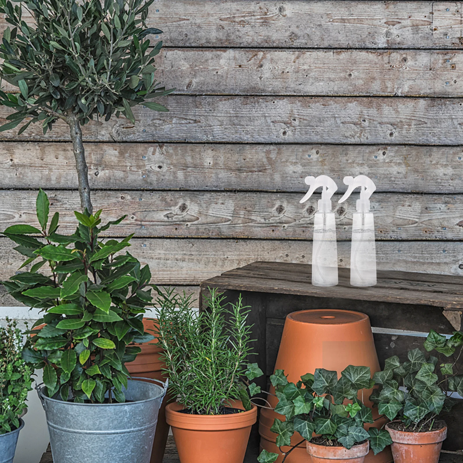 

5Pcs 200ml Disinfectant Spray Bottles Refillable Empty Mister for Cosmetics Gardening Plant Watering No Odor Durable