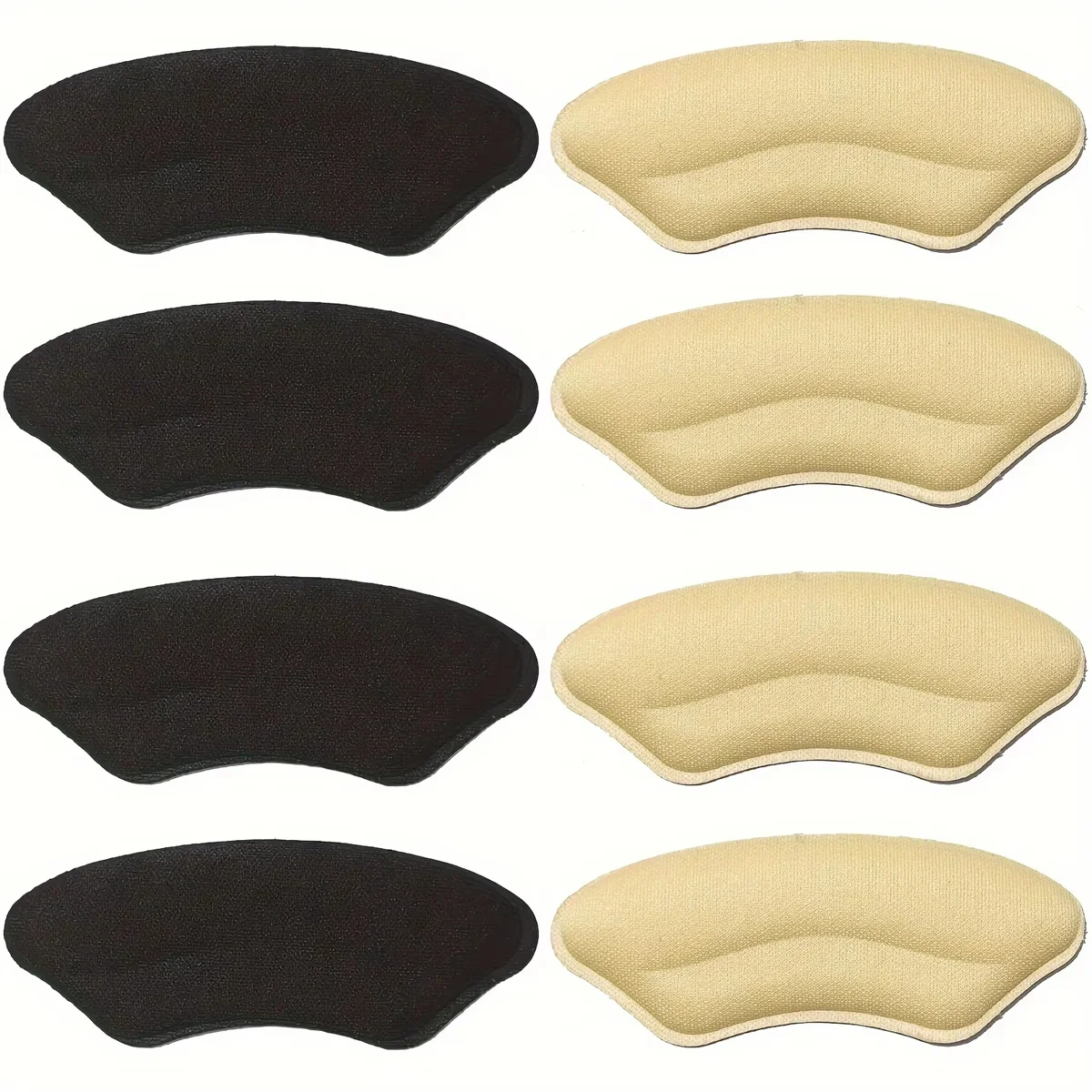 8-Pack Heel Pads for Too Big Shoes Self-Adhesive Heel Protectors Heel Inserts Improve Shoe Fit And Comfort Prevent Heel Slippage view 4