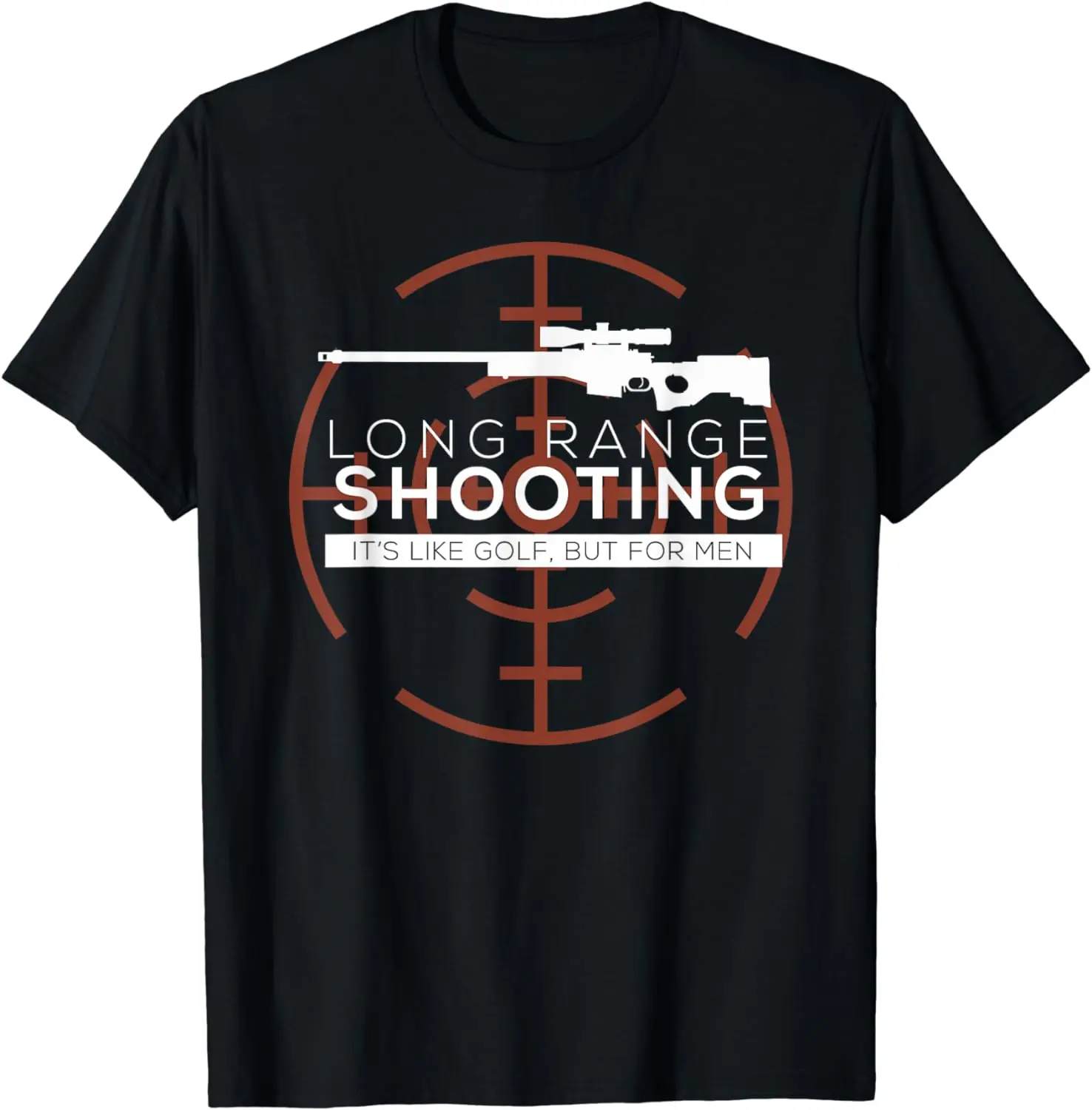 Camiseta de tiro de largo alcance para hombre, camisa de Rifle de francotirador Vintage, tirador de Marksman, 100% algodón, cuello redondo, manga corta, informal, Verano