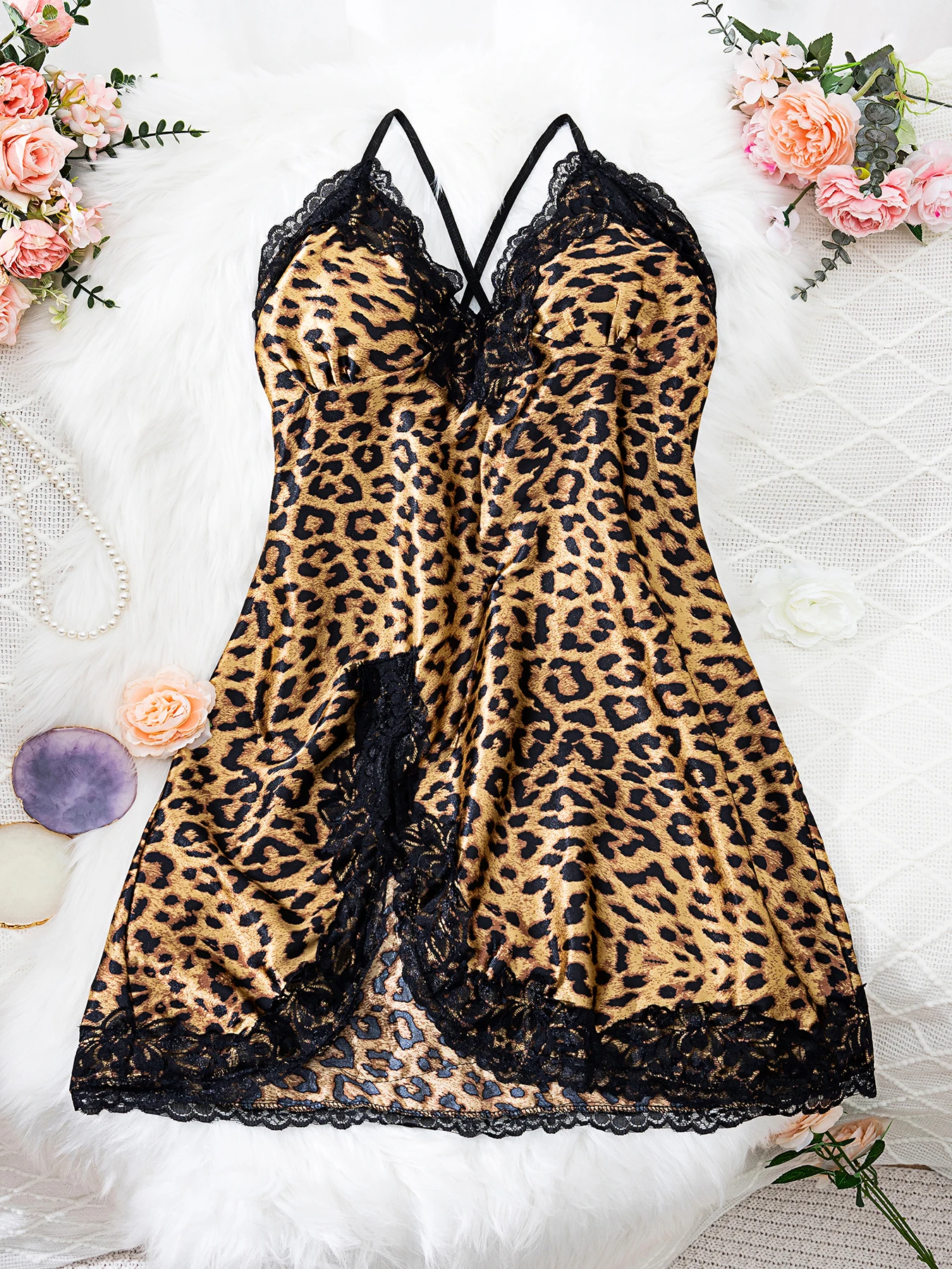 vestido-feminino-leopardo-sem-mangas-com-fenda-de-renda--decote-em-v-design-sexy-para-camisolas-loungewear-lingeries-sexy-quentes-lingerie