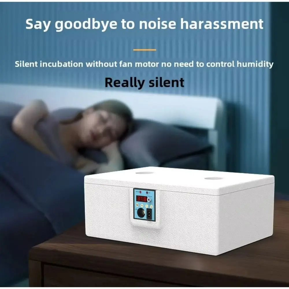 حاضنة بيض الدواجن الصغيرة الثرموستاتي لمدة 24 ساعة، التحكم في درجة الحرارة، آلة تفريخ المزرعة الذكية، أوتوماتيكية كاملة هادئة #5