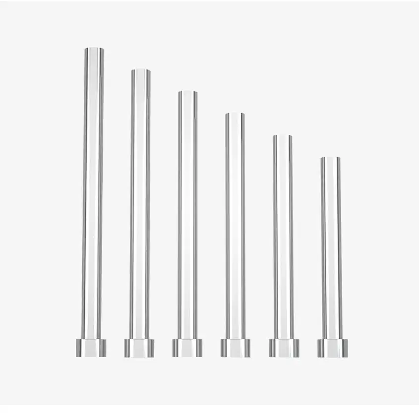 2Pcs SKD61(JIS) Fully Hardened Ejector Pins/Punches Φ0.5-1.5mm - Precision Mold Ejection Pins for Plastic Molds & Stamping Tools