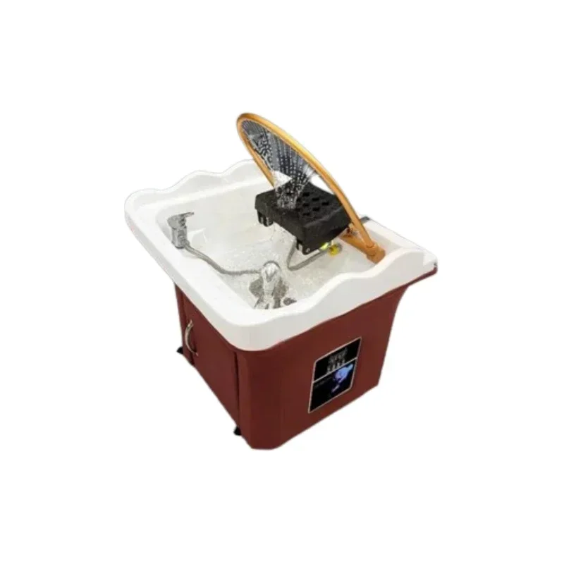 

postmodern Small Shampo Chairs Comfort Water Circulation Head Spa Hair Wash Bed Shampouineuse Salon