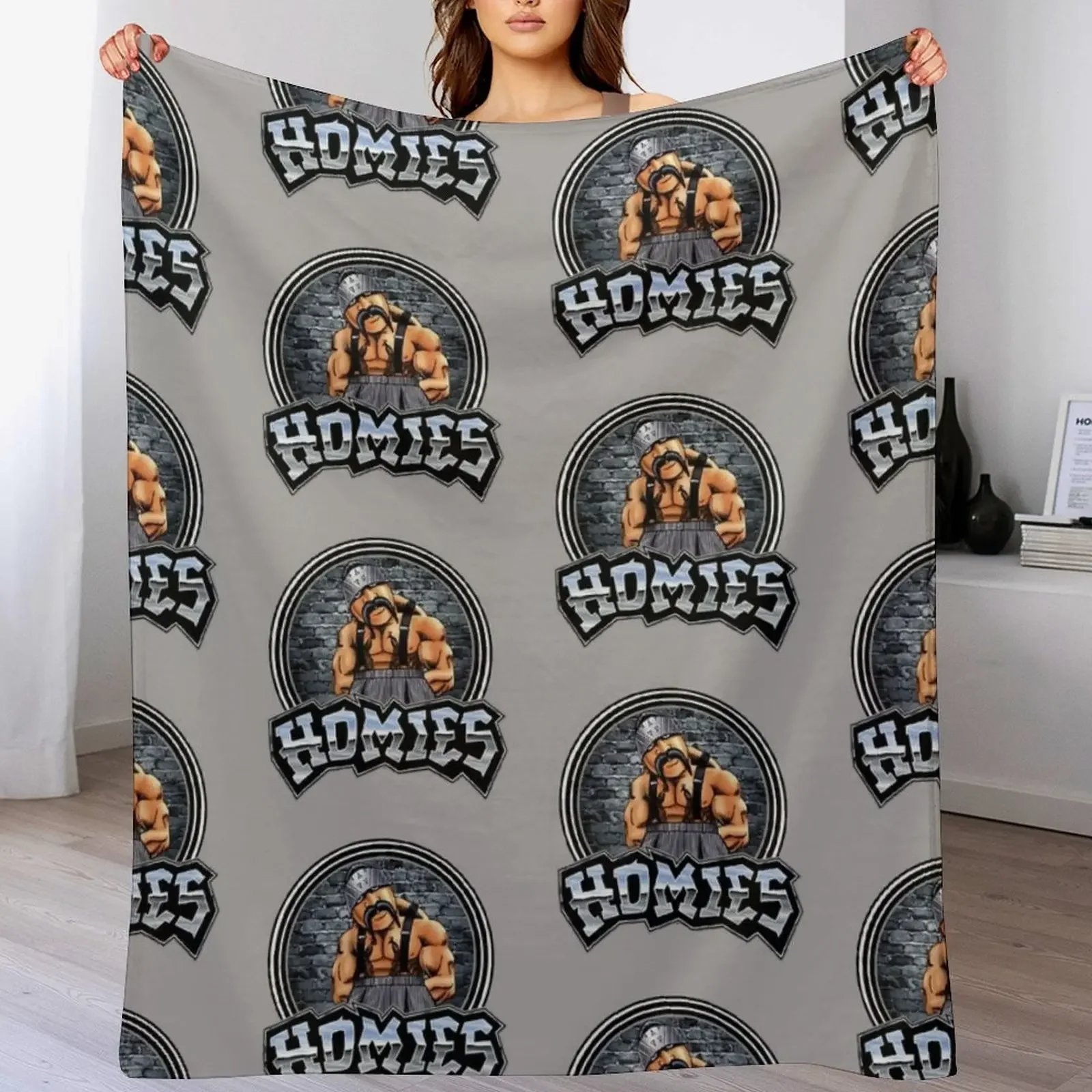 

Lil Homies big loco Throw Blanket Summer Cool Breathable Blanket for Sleeping