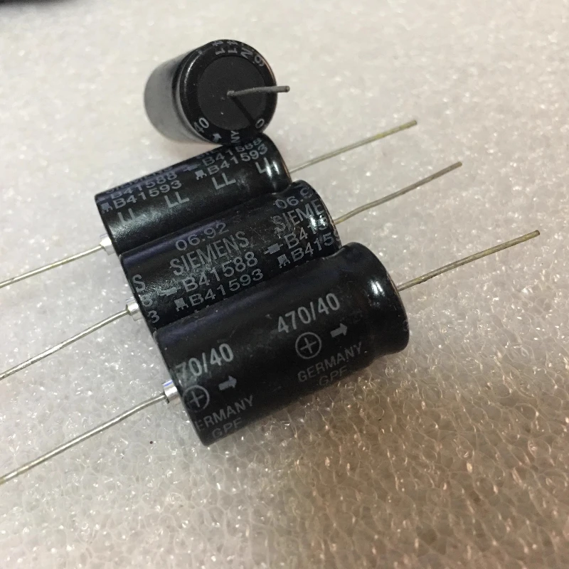 

5 шт./лот 470 мкФ 40 В осевой катодный электролитический конденсатор