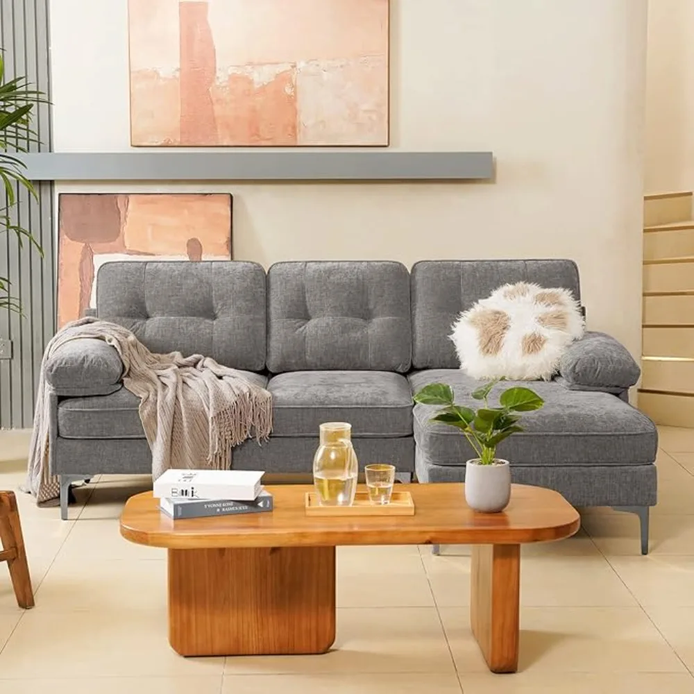 Convertible Sectional Sofa Couch, 83