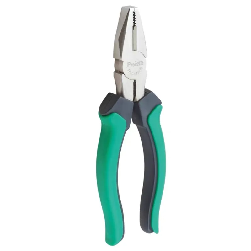 PRO'SKIT 6-inch Two-color Titanium Electrician Pliers Wire Cutter Pliers 1PK-052DS