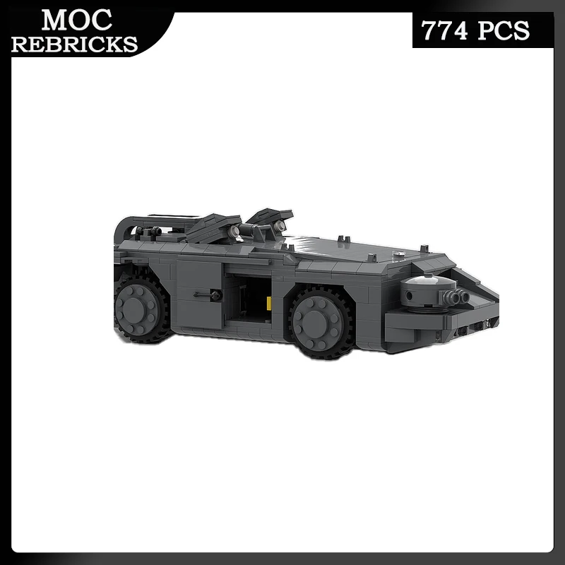 Véhicule de transport blindé M577 APC, série de films chauds, MOC, nuits de construction, ensembles d'armes militaires de la seconde guerre mondiale, jouets en brique, voiture, cadeaux de bricolage pour garçons