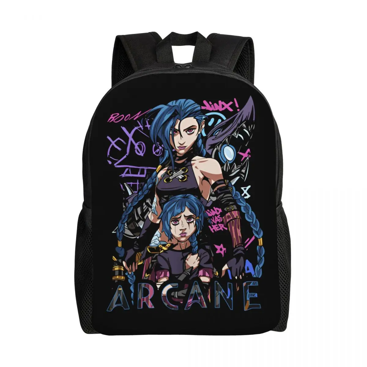 Arcane Jinx Gift For Game Lover Fans Backpack for Kids Girls Boys Lightweight School Bags for Toddlers Preschool