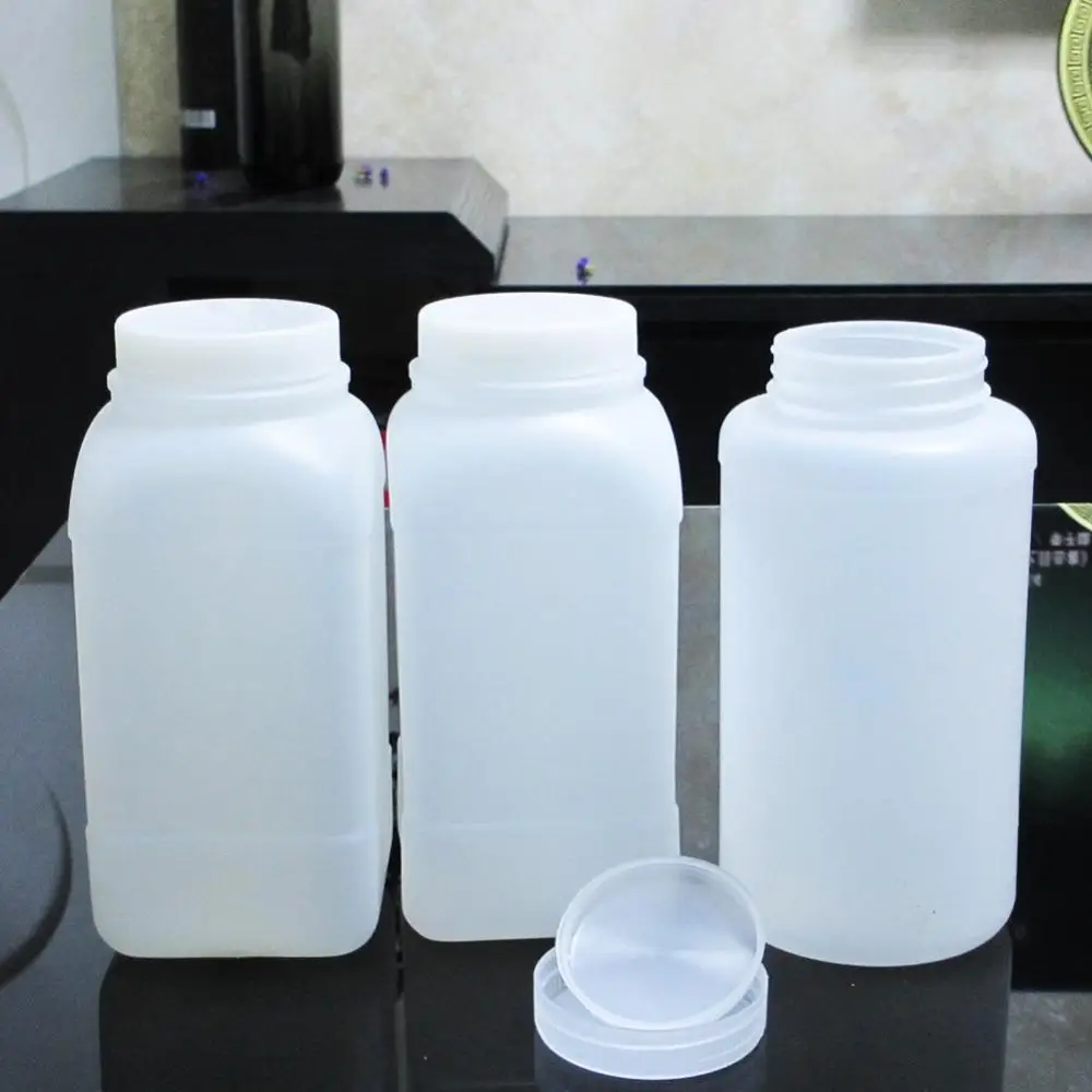 1000ml Plastic Storage Bottle for Chemical Liquid Vial Reagent Lab Supply Empty