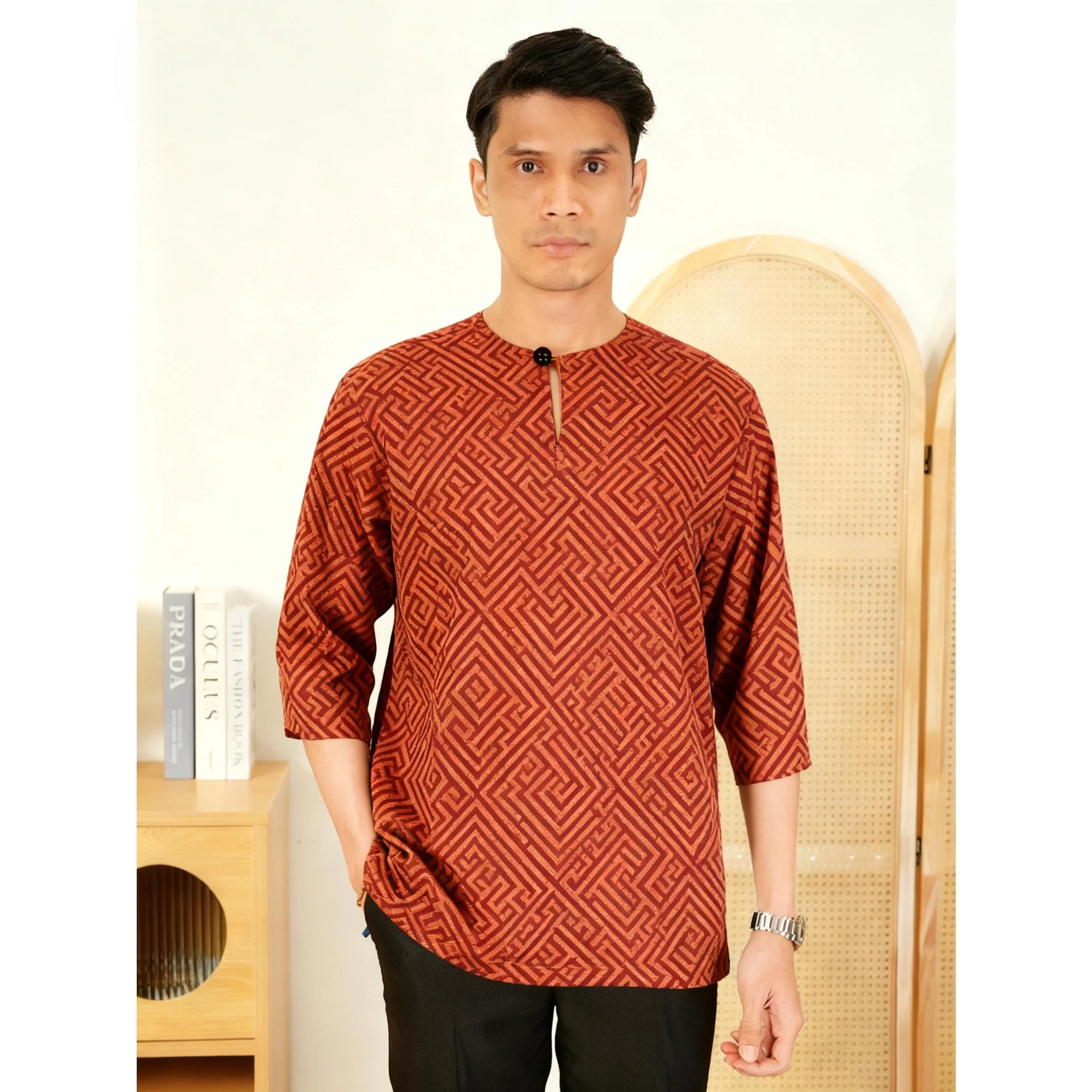 2026 عباية ثوب عربية على الطراز الوطني هينلي النطاقات عادي ثوب تي شيرت مسلم ثوب بأكمام قصيرة الشرق الأوسط روبا أرابي دي