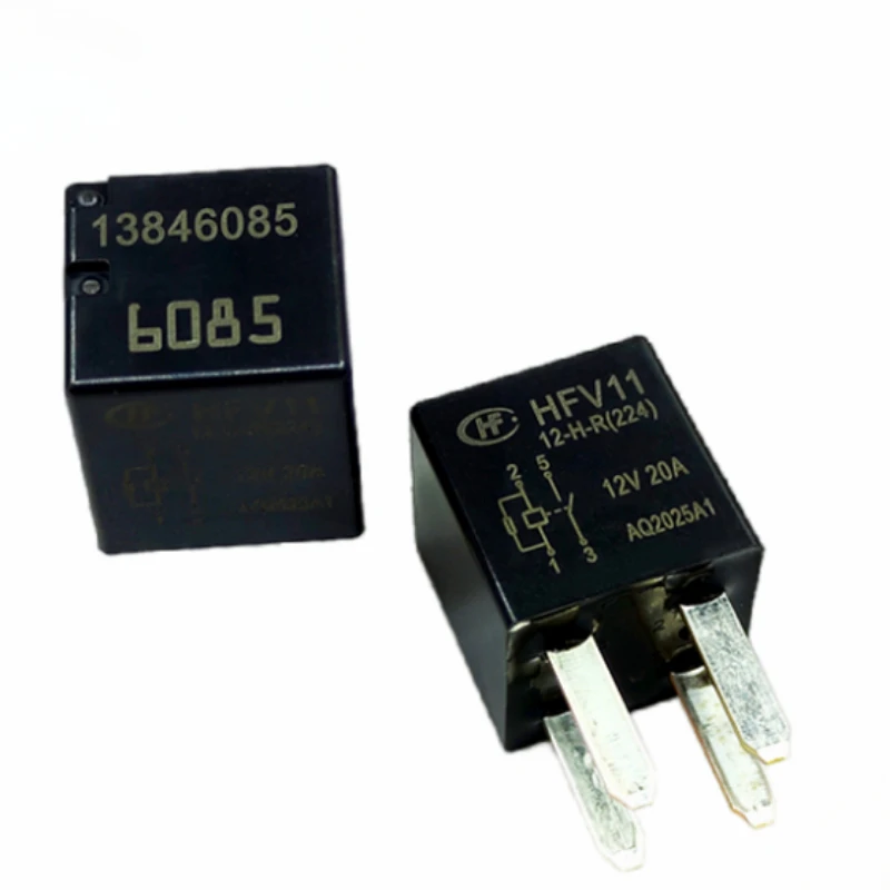 （Brand New Original）1pcs/lot 100% original genuine relay:13846085 12V 20A 4pins Automotive relay HFV11 12-H-R(224)