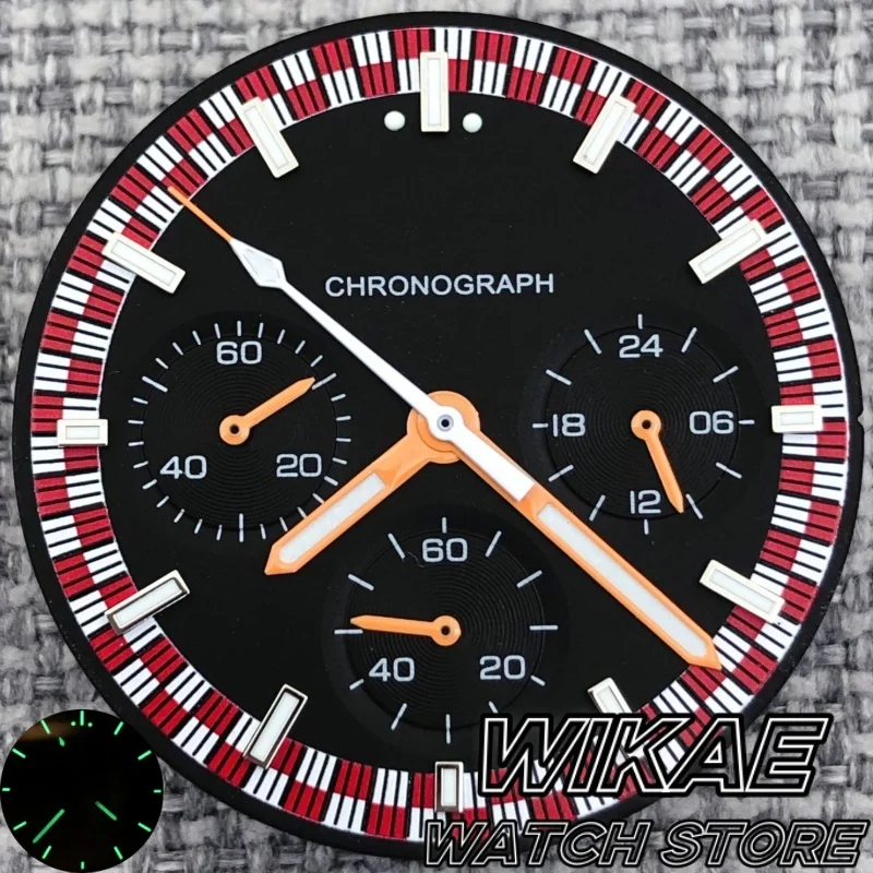 31.5mm VK63 Quartz Movement Watch Dial With VK63 Watch Pointer Suitable For VK63 Chronograph Quarzt Watch Maintenance Accessory