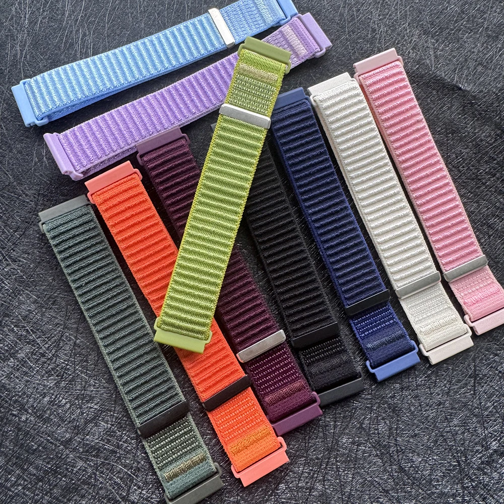 20mm Sports Breathable Nylon Strap For Garmin Forerunner 165 Vivoactive 5 3 Venu Sq 2 245 645 Approach S12 Bracelet Watchband