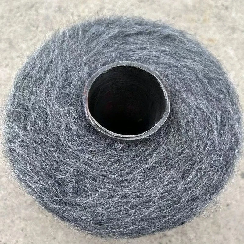 500g/roll Mohair Wool Yarn Soft Warm for Hand-knitting DIY Machine-woven Crochet Scarves Sweaters Hats