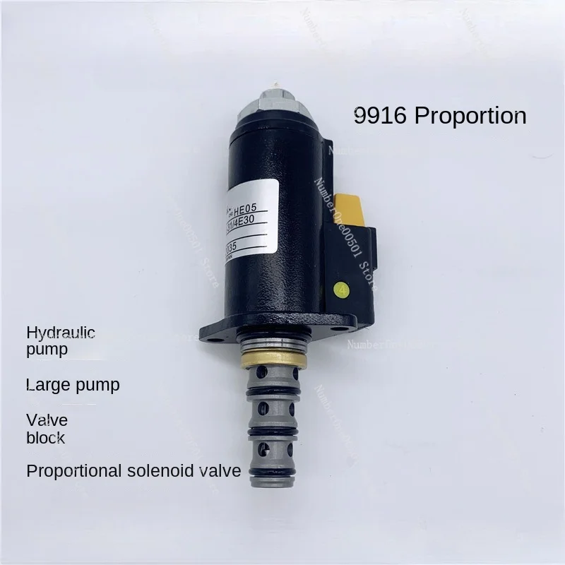 Hydraulic pump distributor walking proportion solenoid valve excavator parts 9916