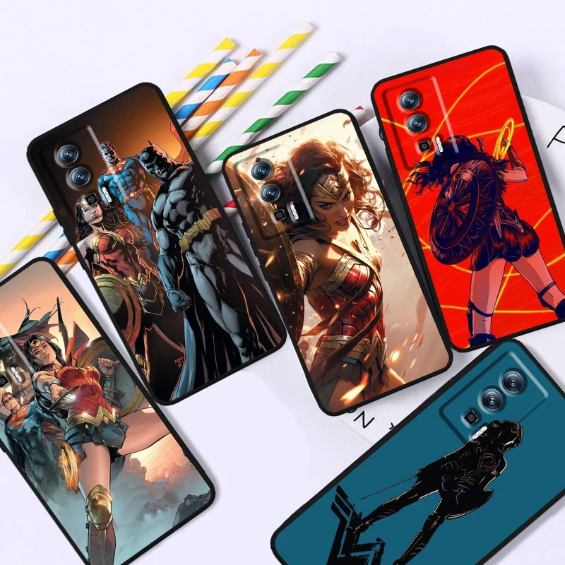 Movie Wonders Womans Hero For Xiaomi Redmi 9A 9C 9AT 10C 9 9T 10 12C 13C A3 12 K60 A1 K50 K40 5G Black Cover Phone Case