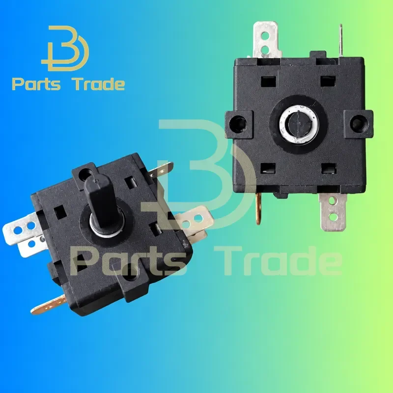 1PC KX44 Electric Heater Accessories 6 Pin Gear Switch for Oil Heater High Power Replacement Part
