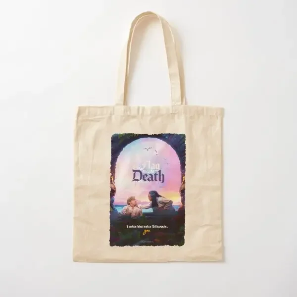 

Our Flag Means Death Cotton Canvas Bag Tote Grocery Unisex Shopper Travel Ladies Fashion Foldable Women Fabric Shoulder Bag