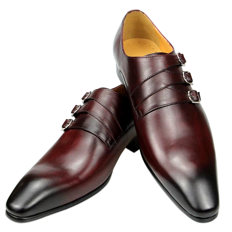 Herren-Kleiderschuhe, Slipper, Business, Hochzeit, Italien, Designer-Lederschuhe, spitze Zehen, Fabrikgroßhandel, Drop-Shipping, kostenloser Versand