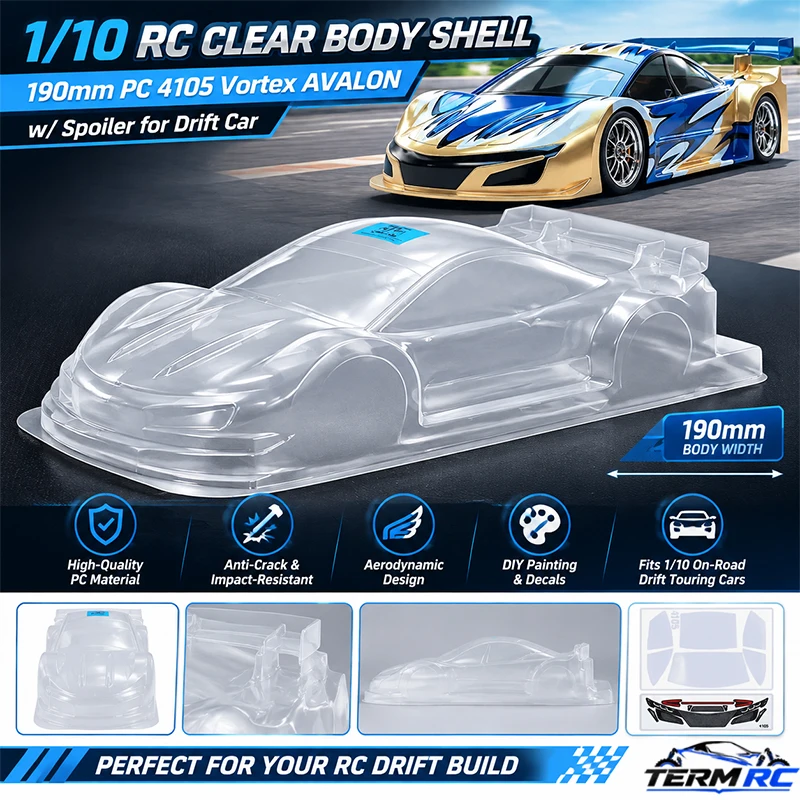 1 unidad, carrocería de polica - Rc Car Body Shell reseña y precio