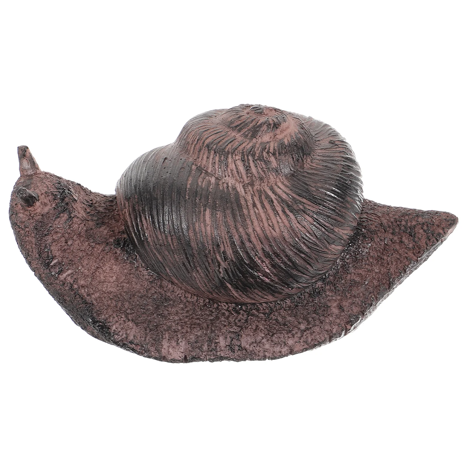 Simulated Stone Key Box Hider Outdoor Snail Storage Container Weather Proof Yard Decor Garden Accessory Solution Resin