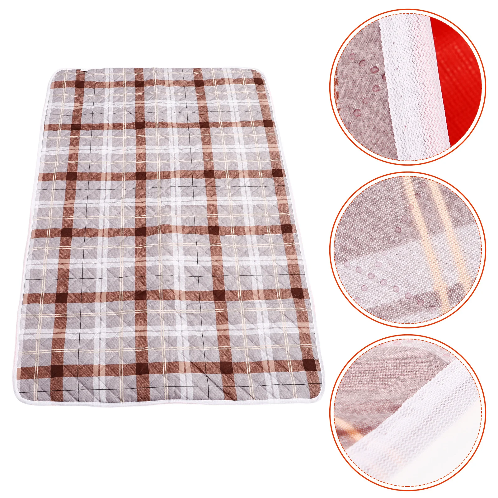 

Reusable Washable Underpad for Adult Diaper Changing Cotton Lightweight Urine Proof Mattress Protector Pad for Elderly and