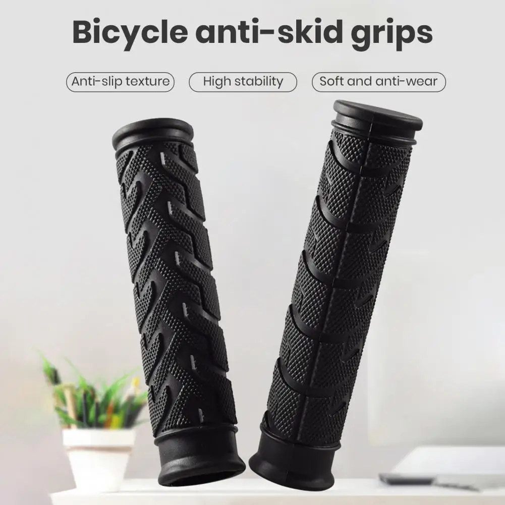 1 Pair Bike Handlebar Cover Shock Absorption Anti-slip Vibration Damping Cycling Bike Handlebar Grips bike accessories