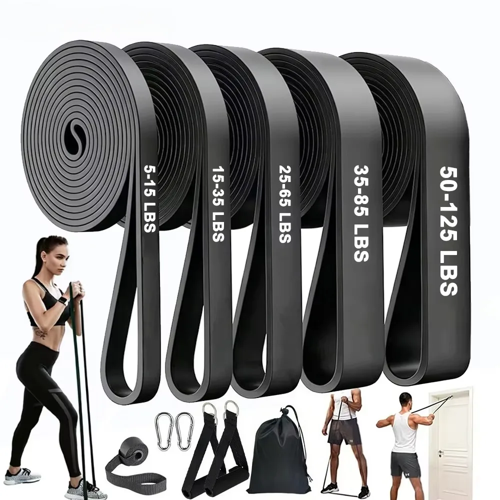 5Pcs/11Pcs Resistance Bands and Accessory Sets, Pull Up Assistance Bands, Exercise Bands for Men and Women Home Fitness