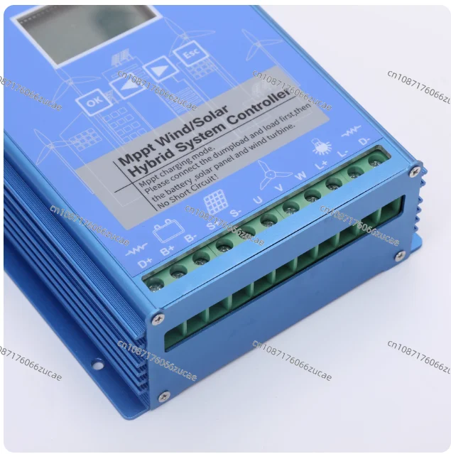 200W400W600W800W Wind Turbine Wind-solar Complementary Controller Unloading External Breeze Charging MPPT