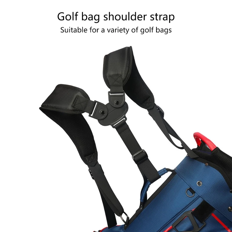 Waterproof Golf Bag Shoulder Strap Universal Backpack Carry Strap Comfortable