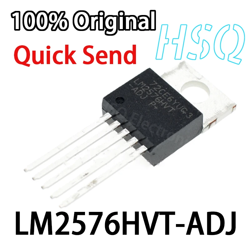 

10PCS New Original LM2576HVT-ADJ LM2576HVT-5.0V/3.3V/12V TO-220 3A 60V High Voltage Adjustable Regulator